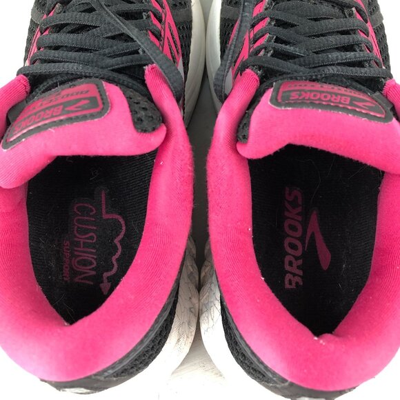 Brooks Women's Size 7.5 2A Addiction 13 Black Pink Running Sneakers 1202532A070 - Picture 12 of 13